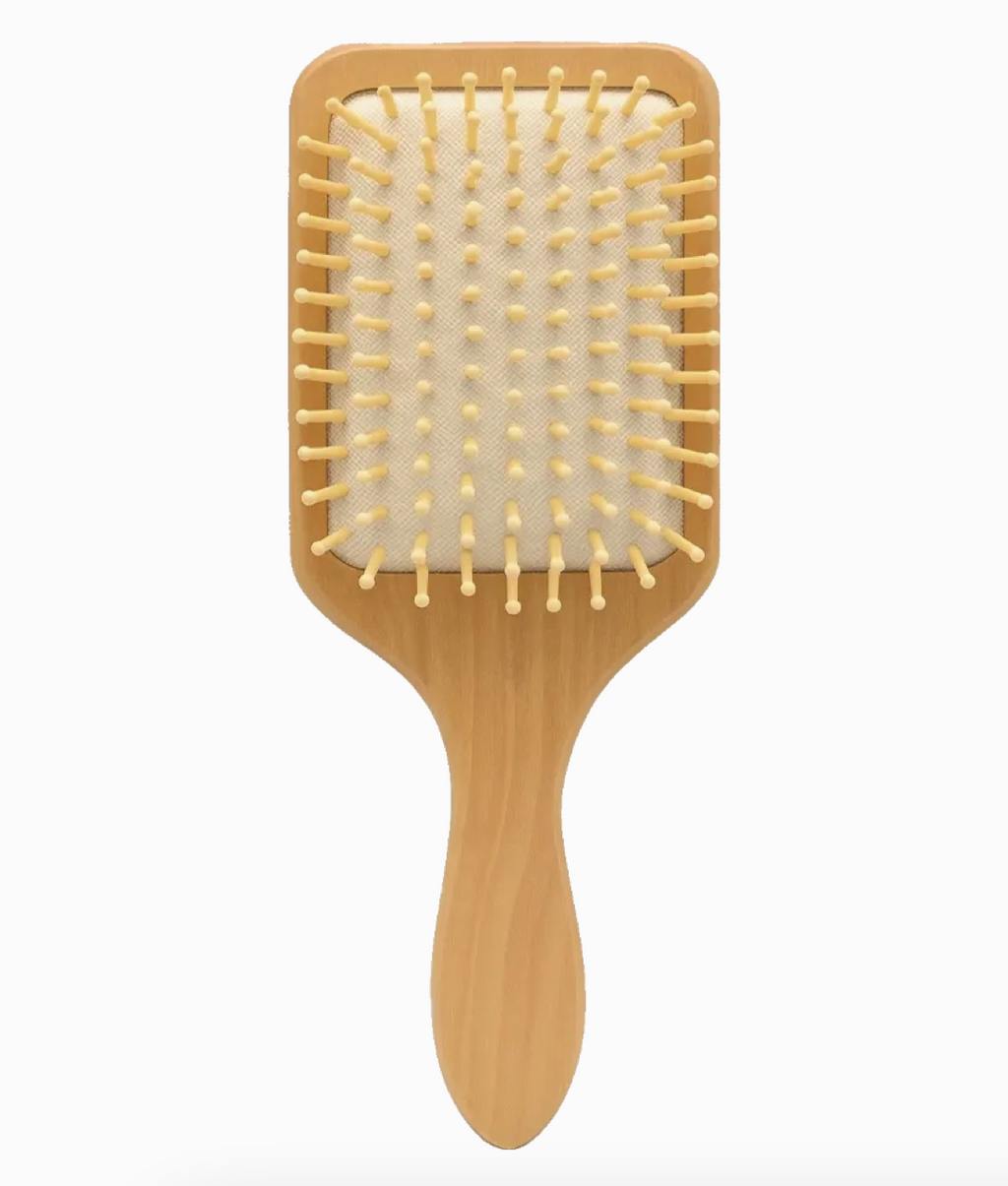 Brosse bois de lotus – Picots bambou blancs
