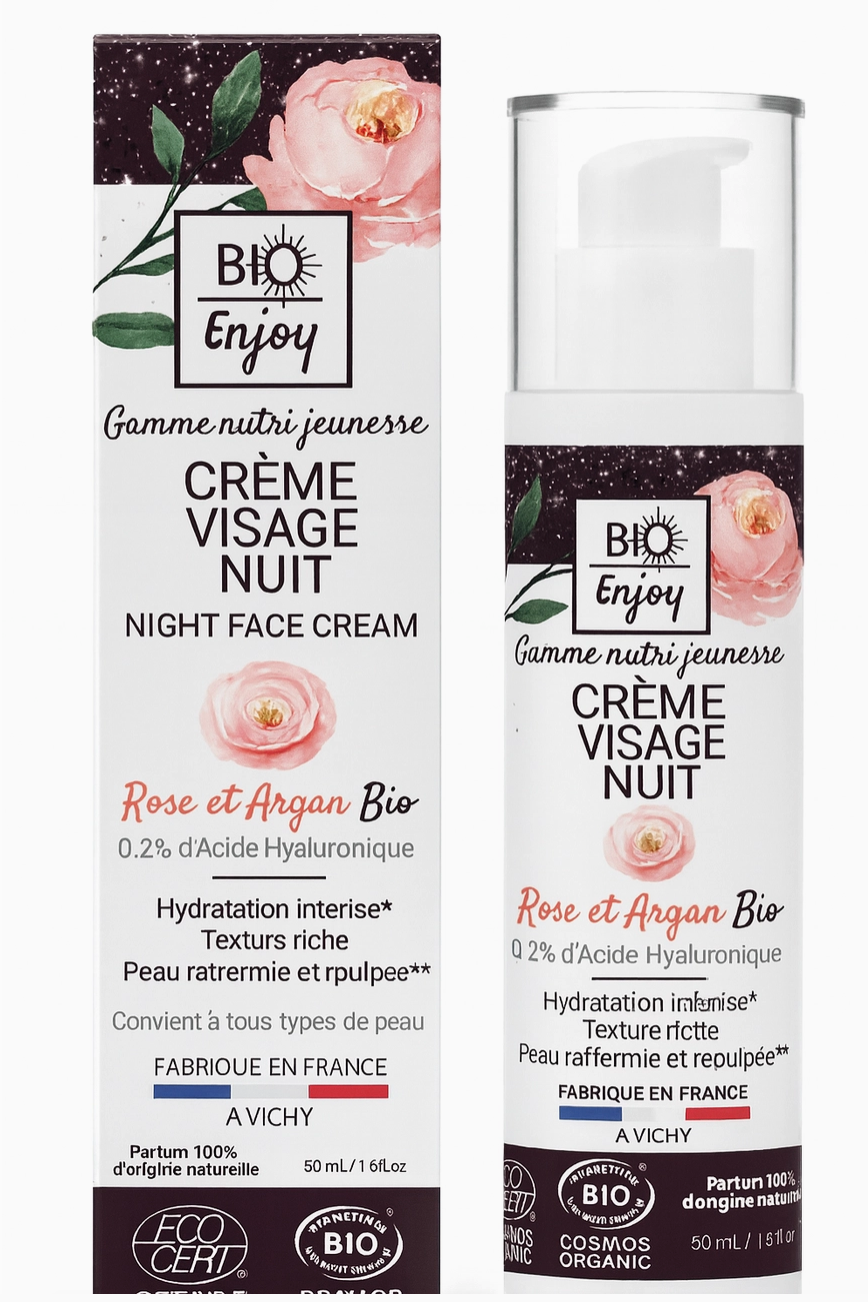 Crème de Nuit Bio - Rose Argan