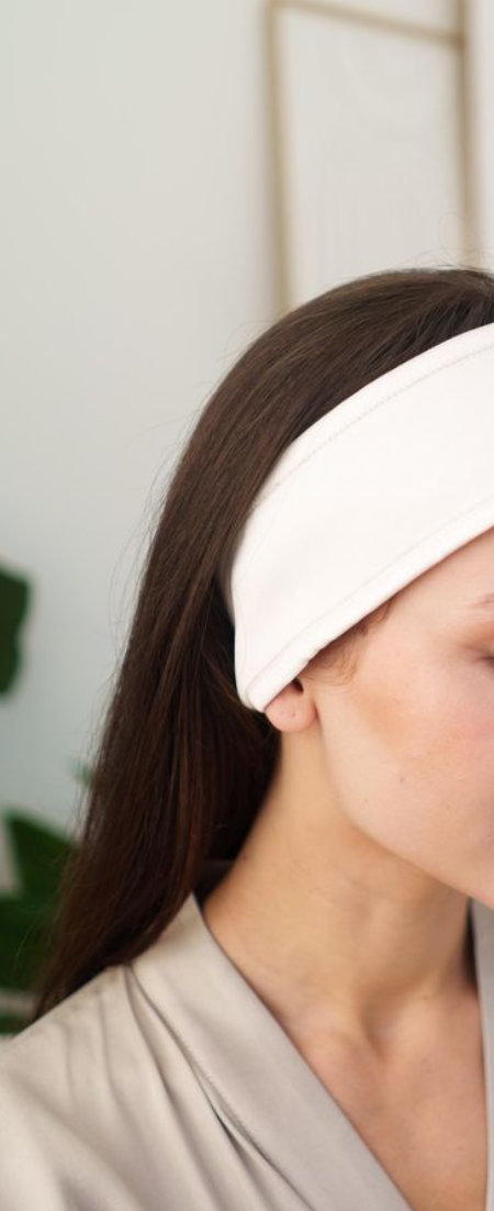 Bandeau démaquillage en velours