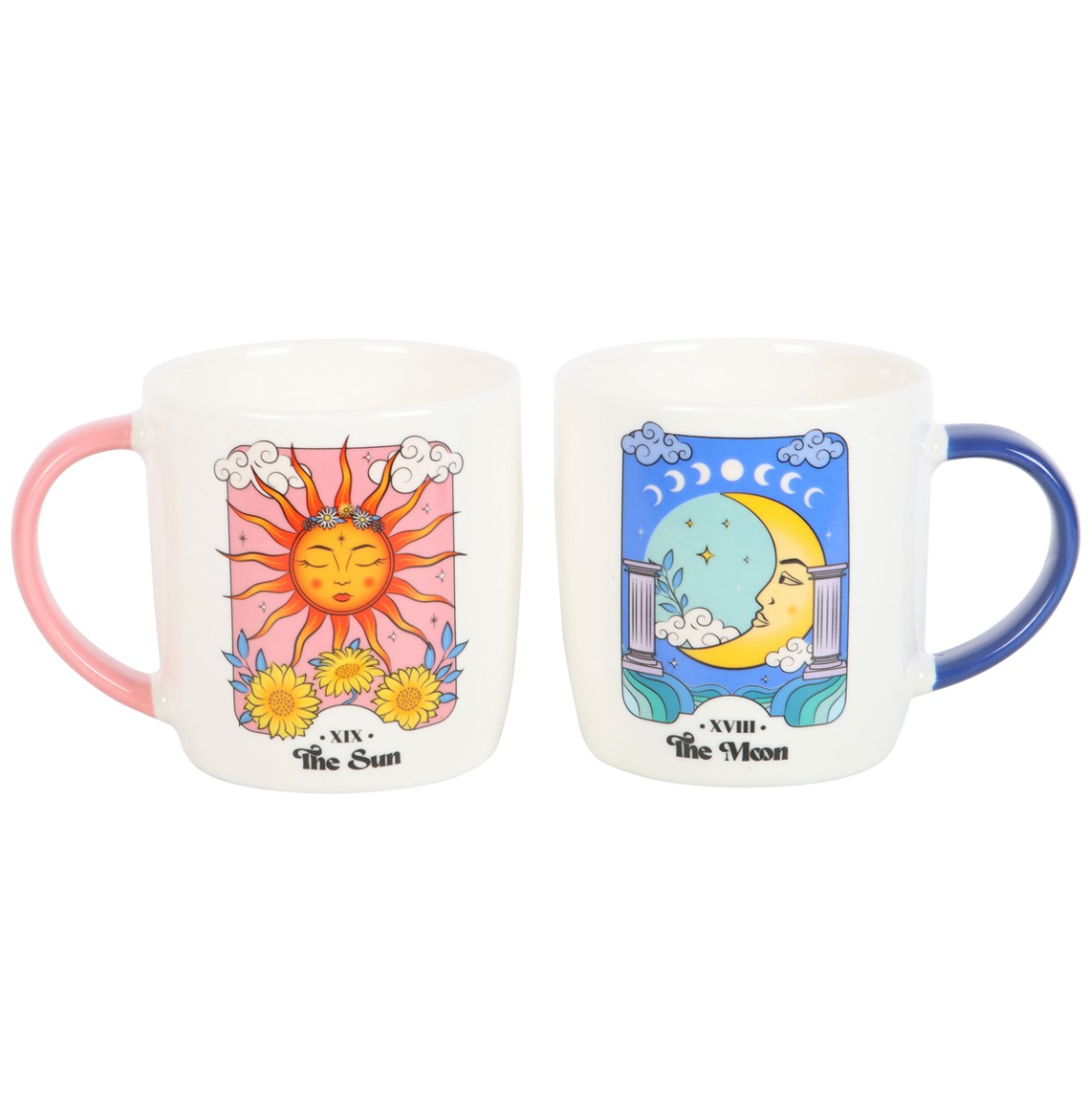 Tasses "DUO SOLEIL ET LUNE"