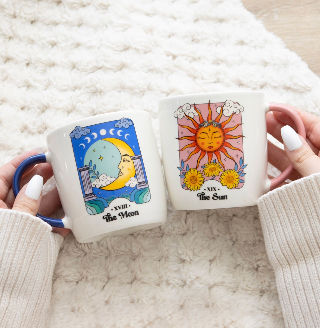 Tasses "DUO SOLEIL ET LUNE"