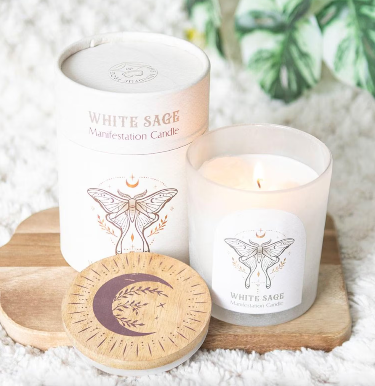 Bougie - Sauge & Quartz rose