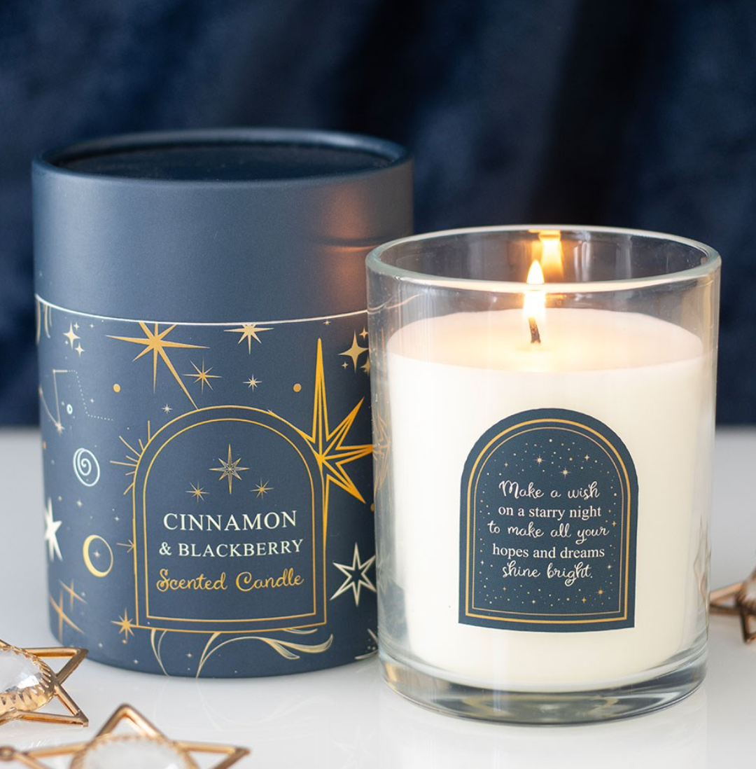 Bougie Nuit étoilé - Cannelle & Mûre