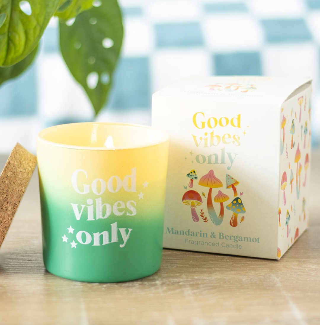 Bougie Good vibes - Mandarine & Bergamotte