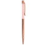 Carnet "Soleil rose" et son stylo en quartz rose