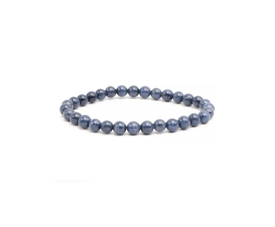 Bracelet SAPHIR BLEU AA 6mm Clarté • Alignement • Calme profond