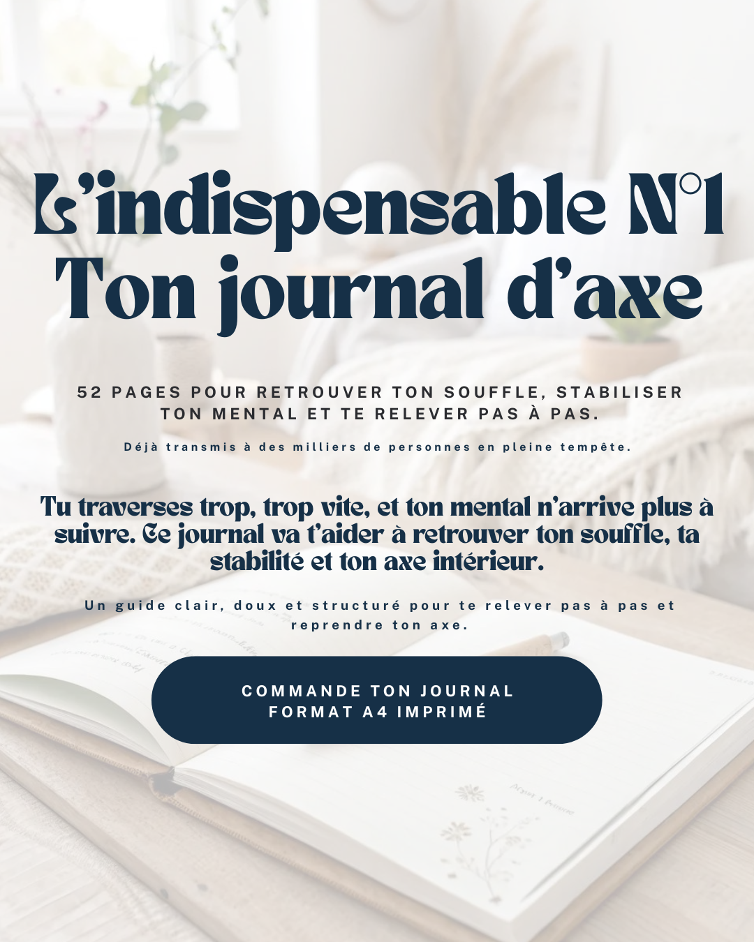 Le Journal d’Évolution - livre imprimé A4 de 52 pages