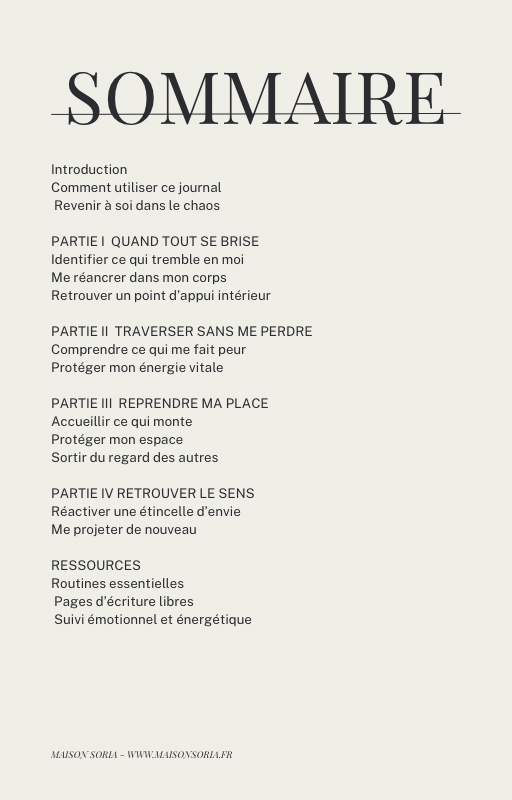 Le Journal d’Évolution - livre imprimé A4 de 52 pages